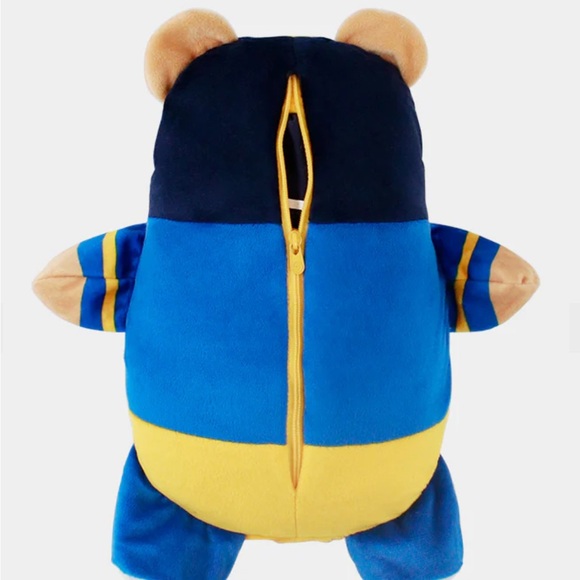 Cubcoats LA Rams Childrens Pullover Hoodie/Stuffed Bear Size 8 - Picture 3 of 4